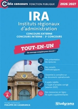 IRA, instituts régionaux d'administration : concours externe, concours interne, 3e concours, tout-en-un, cat. A : 2026-2027 - Etienne Douat