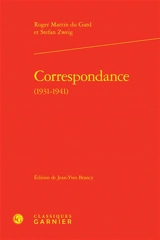 Correspondance (1931-1941) - Roger Martin du Gard