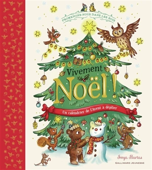 Vivement Noël ! : un calendrier de l'Avent à déplier - Freya Hartas