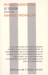 Le golem - Richard Marienstras