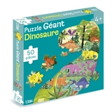 Dinosaure : puzzle géant : 50 pièces - Emmanuelle Colin