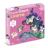 Licorne : puzzle géant : 50 pieces - Emmanuelle Colin
