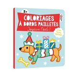 Coloriages à bords pailletés : Joyeux Noël !