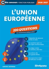 L'Union européenne : 200 questions : cat. A, cat. B, 2026-2027 - Ludovic Lestideau