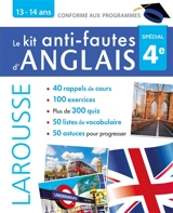 Le kit anti-fautes d'anglais, spécial 4e : 13-14 ans : conforme aux programmes - Céline Leclercq