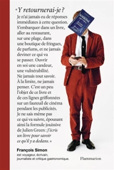 Y retournerai-je ? - François Simon