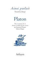 Ainsi parlait Platon - Platon