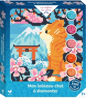 Mon tableau chat à diamanter - Ophélie Ortal