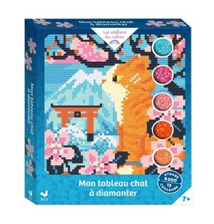 Mon tableau chat à diamanter - Ophélie Ortal