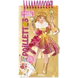 Carnet créatif Mode Academy Paillettes (avec un bracelet) : Avec 270 stickers - Shiilia