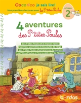 4 aventures des p'tites poules : niveau 2 - Marie-Christine Olivier