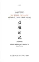 Saga nikki. Journal de Saga (écrit dans la Villa-où-tombent-les-kakis) - Bashô