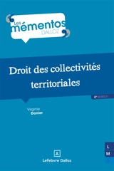 Droit des collectivités territoriales - Virginie Donier