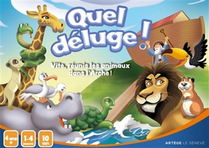 Quel déluge ! : vite, réunis les animaux dans l'arche ! - Thibaut Beylard