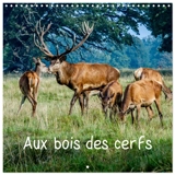 Aux bois des cerfs (Calendrier mural carré 2026 30x30 cm) Calendrier double avec une page pour vos prises de notes : Cerfs en liberté dans une forêt danoise proche de Copenhague - Michel Angot