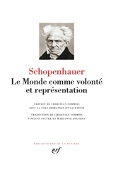 Le monde comme volonté et représentation - Arthur Schopenhauer