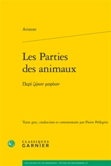 Les parties des animaux - Aristote