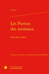 Les parties des animaux - Aristote