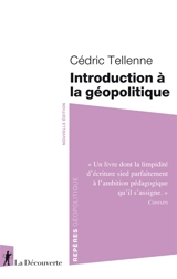 Introduction à la géopolitique - Cédric Tellenne
