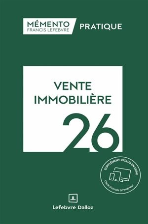 Vente immobilière 2026 - Editions Francis Lefebvre