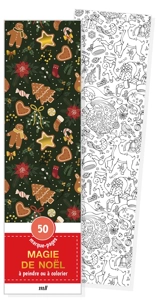 Magie de Noël : 50 marque-pages à peindre ou à colorier