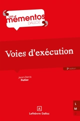 Voies d'exécution - Jean-Denis Pellier