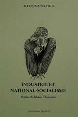 Industrie et national-socialisme - Alfred Sohn-Rethel