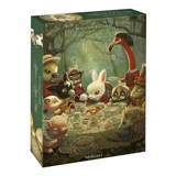 Monsieur le Lapin Blanc : maxi puzzle 1.000 pièces - Benjamin Lacombe