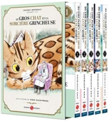 Le gros chat et la sorcière grincheuse : coffret intégrale, volumes 1 à 5 - Hiro Kashiwaba