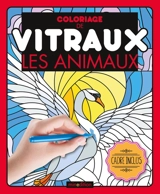 Les animaux : coloriage de vitraux