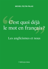 Les anglicismes et nous : c'est quoi déjà le mot en français ? - Michel Feltin-Palas