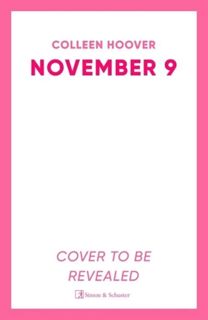 November 9 - Colleen Hoover