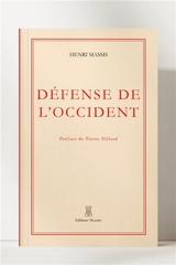 Défense de l'Occident - Henri Massis