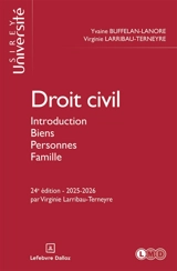 Droit civil : introduction, biens, personnes, famille : 2025-2026 - Yvaine Buffelan-Lanore