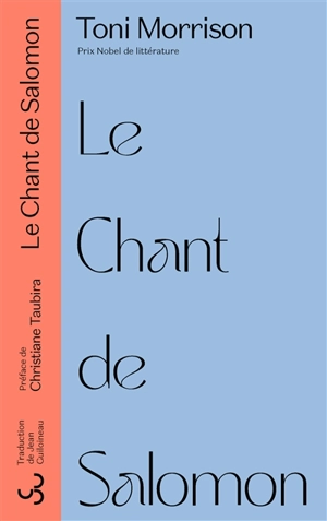 Le chant de Salomon - Toni Morrison