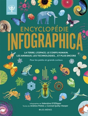 Encyclopédie infographica : la Terre, l'espace, le corps humain, les animaux, les technologies... et plus encore : pour les petits et grands curieux - Andrew Pettie