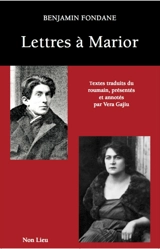 Lettres à Marior - Benjamin Fondane