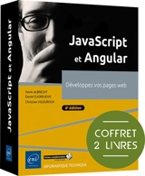 JavaScript et Angular : développez vos pages web : coffret 2 livres - Christian Vigouroux