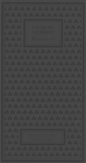 Madame de - Louise de Vilmorin