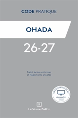 OHADA : traité, actes uniformes et règlements annotés : 2026-2027 - Mahutodji Jimmy Vital Kodo