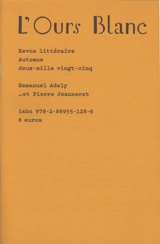 Ours blanc (L'), n° 46. Et Pierre Jeanneret - Emmanuel Adely