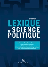 Lexique de science politique