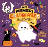 Mes premiers coloriages avec contours colorés : Halloween