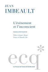 L'événement et l'inconscient - Jean Imbeault