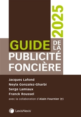 Guide de la publicité foncière : 2025