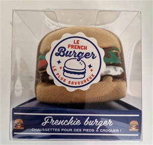 Frenchie burger : chaussettes pour des pieds à croquer ! - Orathay