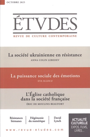Etudes, n° 4330