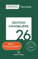 Gestion immobilière 2026 - Editions Francis Lefebvre