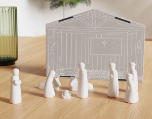 Crèche complète 9 personnages - emany emany