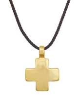 Collier Croix byzantine grecque - deo gratias deo gratias